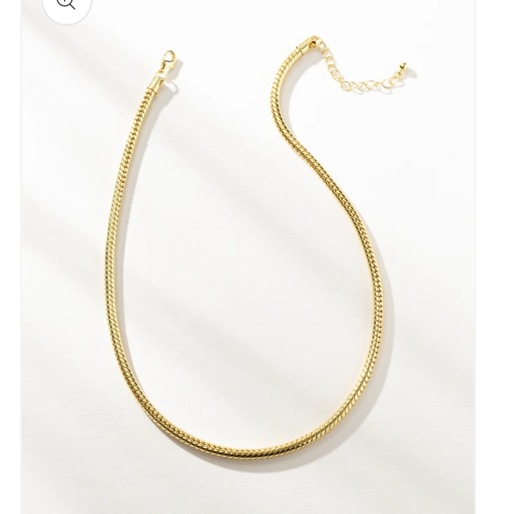 NWT Uncommon James Bold Snake Chain Necklace in gold